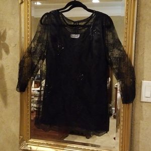 Anthea Crawford Australia Lace Tunic with Shell